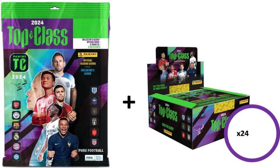 PANINI BELGIUM Promo Pack Top Class 2024 trading cards Panini