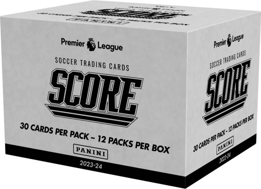 PANINI BELGIUM SCORE Premier League 2023-24 Trading Cards Fat Pack Box