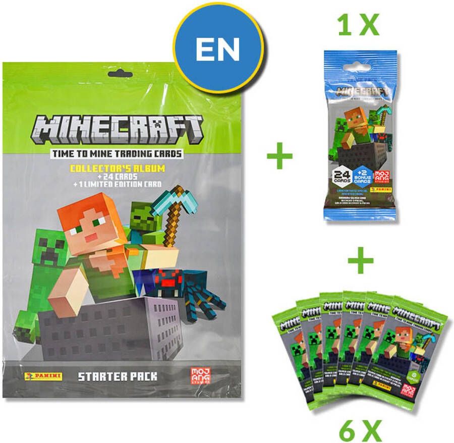 Panini Minecraft 2 Trading Cards Promo Pack EN