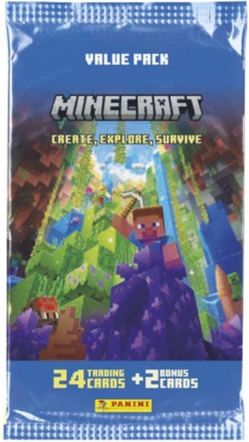 Panini Minecraft Trading Card 3 Fat Pack Minecraft Kaarten