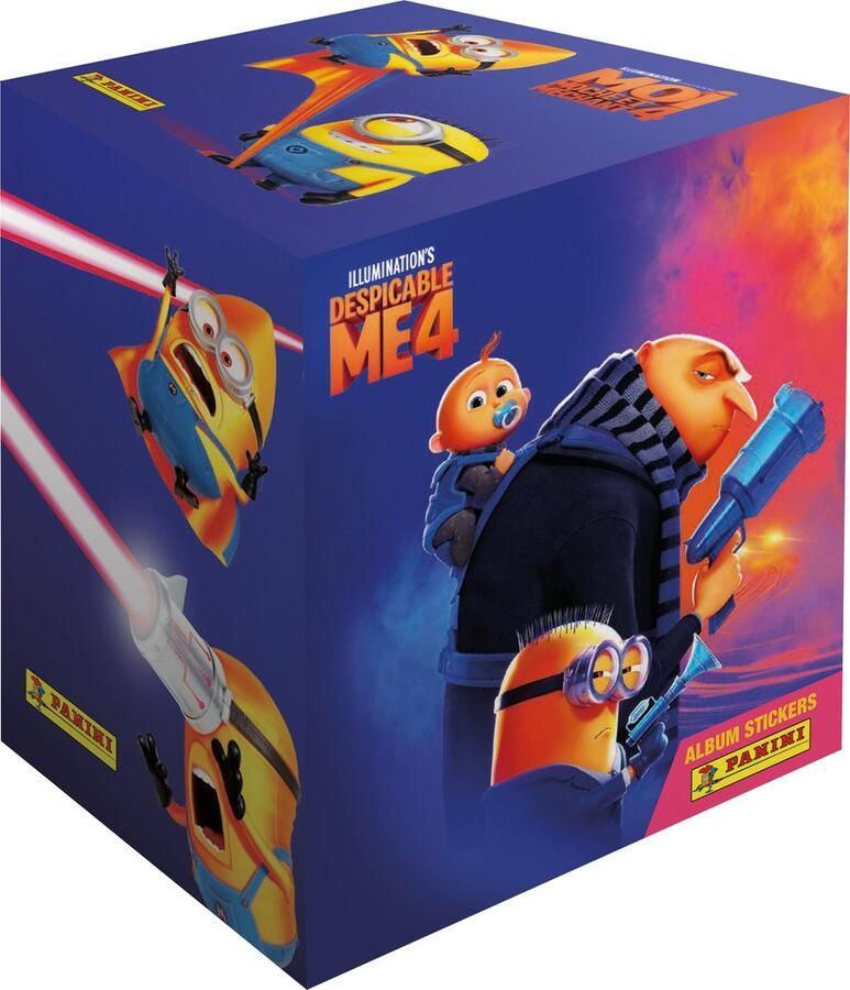Panini Despicable Me 4 Sticker Booster Display