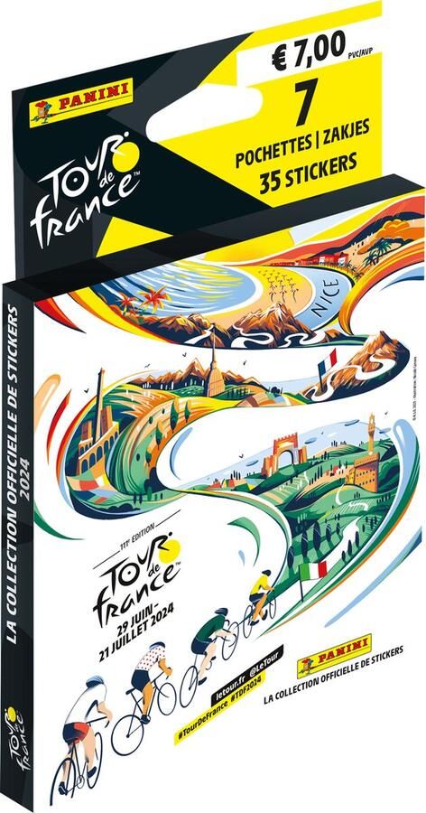 Panini Tour de France 2024 Sticker Ecoblister Tour de France Kaarten