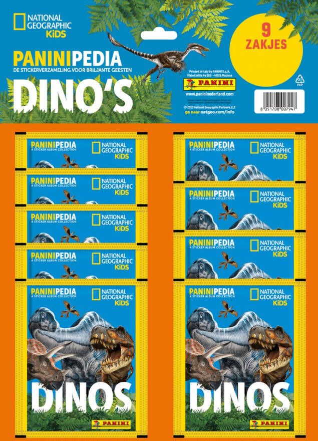 Panini pedia Dinos Sticker Multipack Dinostickers