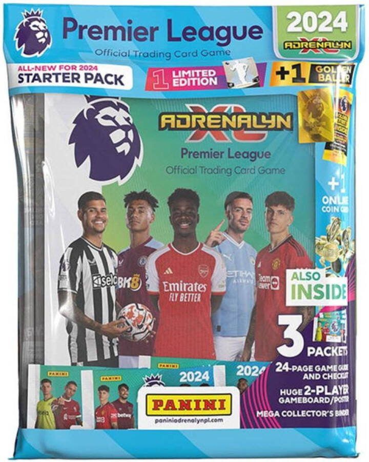 Panini Premier League 2024 Adrenalyn XL Starter Pack Voetbalplaatjes