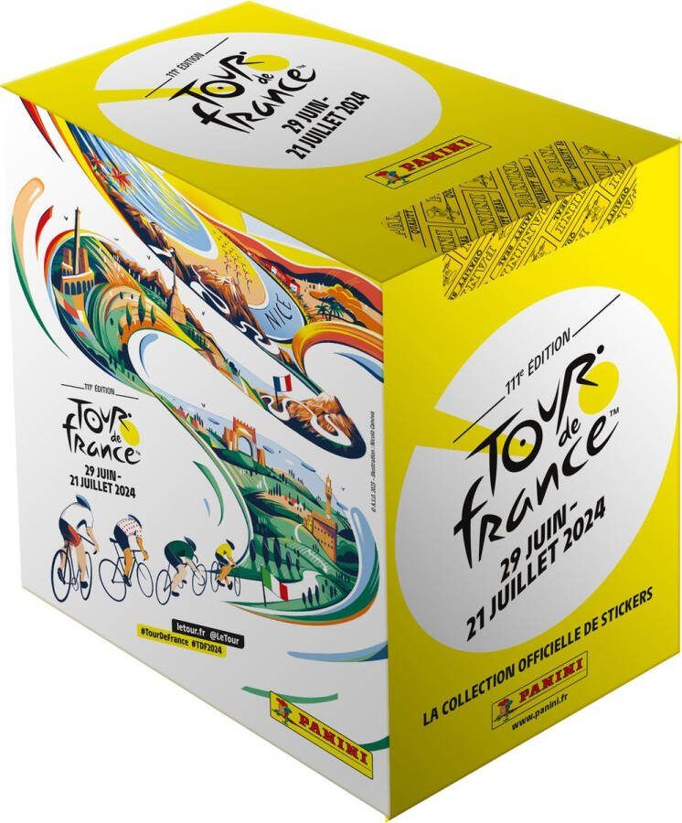 Panini Tour de France 2024 Sticker Booster Display Tour de France Kaarten