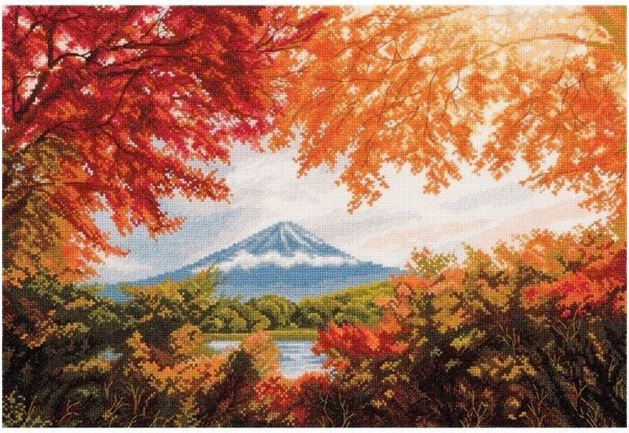 Panna Borduurpakket Japan. Mount Fuji