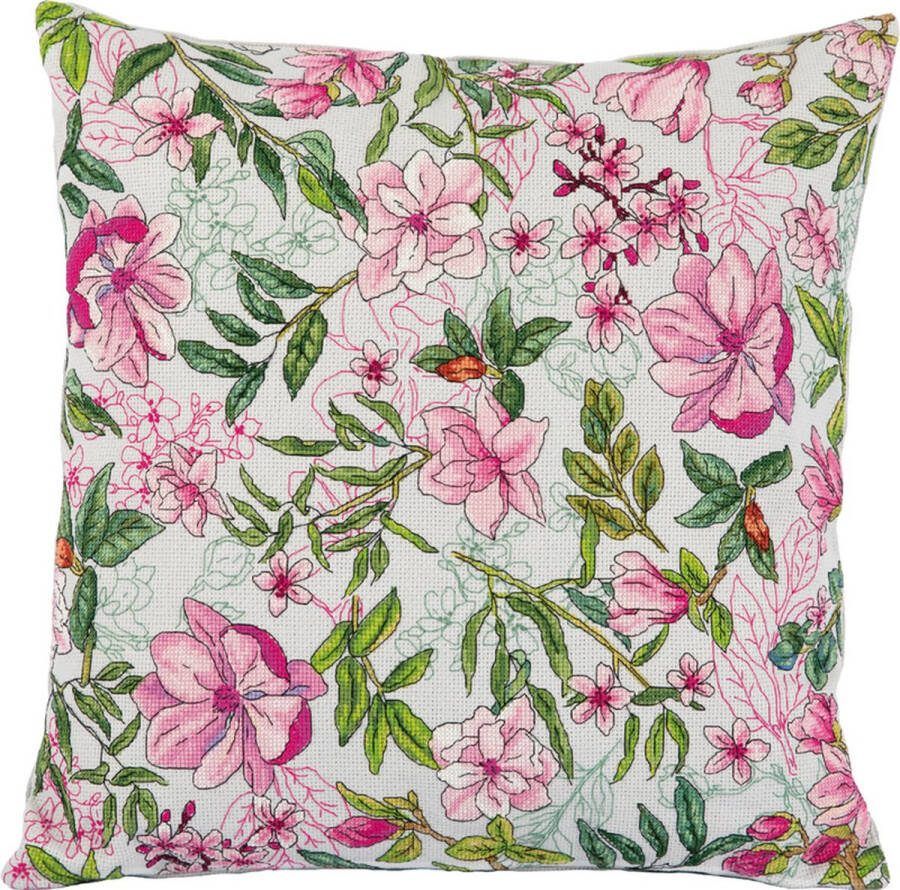 Panna Borduurpakket kussen Magnolia van PD-7287 van met telpatroon