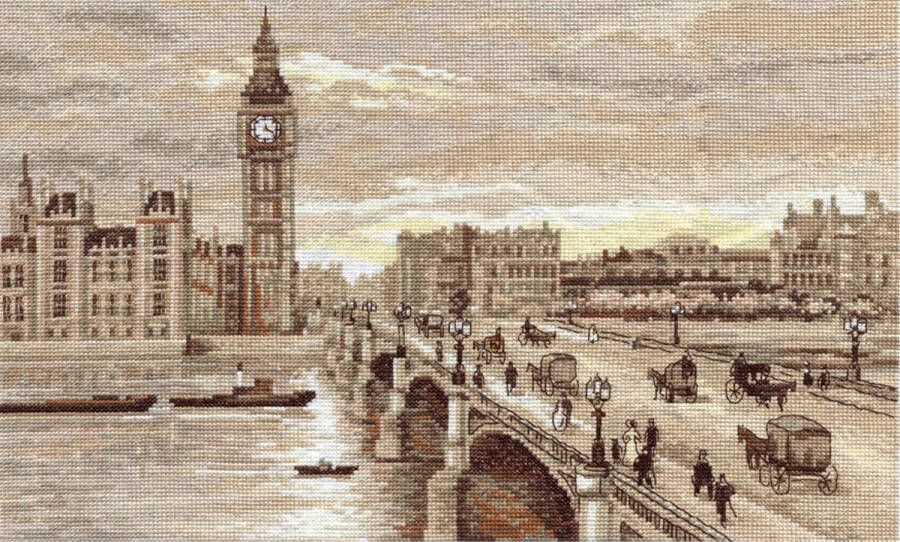 Panna Borduurpakket London. Westminster Bridge