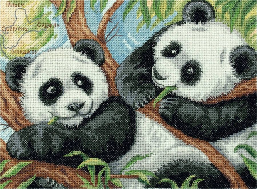 Panna Borduurpakket Panda's