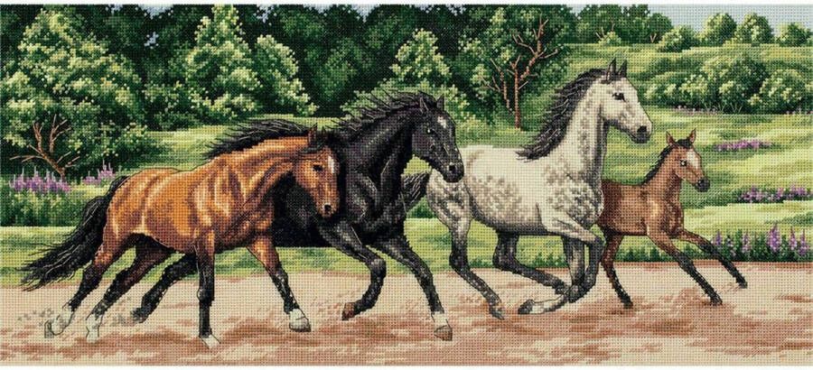 Panna Wild Horses borduren (pakket)