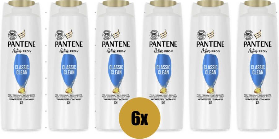 Pantene 6x Shampoo 3in1 Classic Clean 225 ml