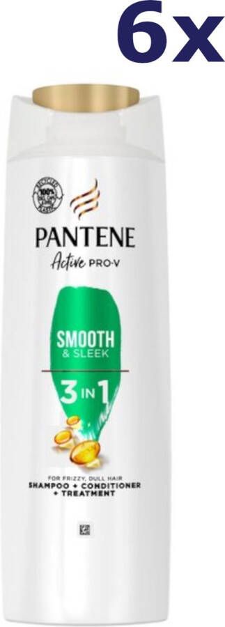 Pantene 6x Shampoo Smooth & Sleek 3in1 450 ml