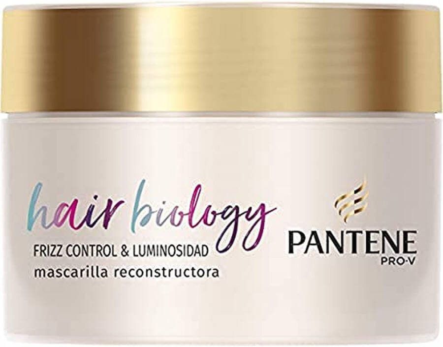 Pantene Haarmasker Hair Biology Frizz & Luminosidad (160 ml)