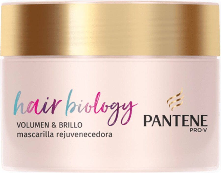 Pantene Haarmasker Hair Biology Volumen & Brillo (160 ml)