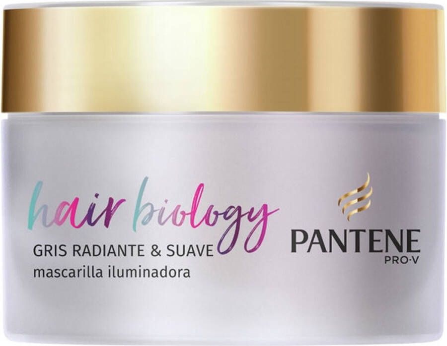 Pantene Hair Mask HAIR BIOLOGY GRIS RADIANTE Hair Biology Gris Radiante (160 ml) 160 ml