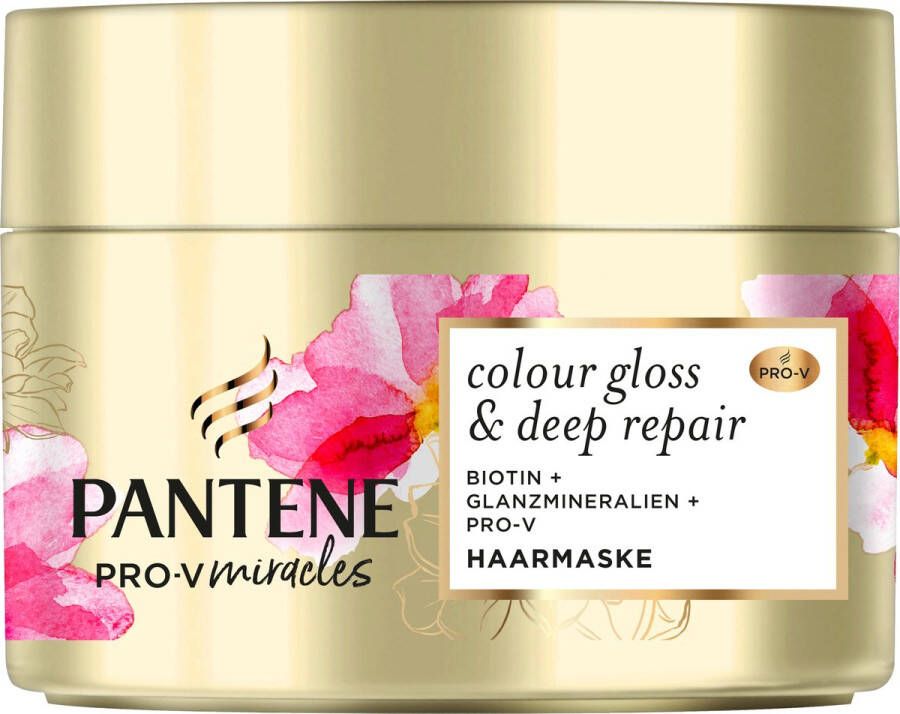 PANTENE PRO-V Haarmasker miracles colour gloss & deep repair 300 ml