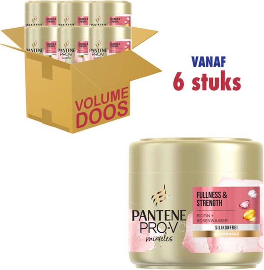 PANTENE PRO-V Miracles Haarmasker met Biotine en Rozenwater (6 x 300ml)