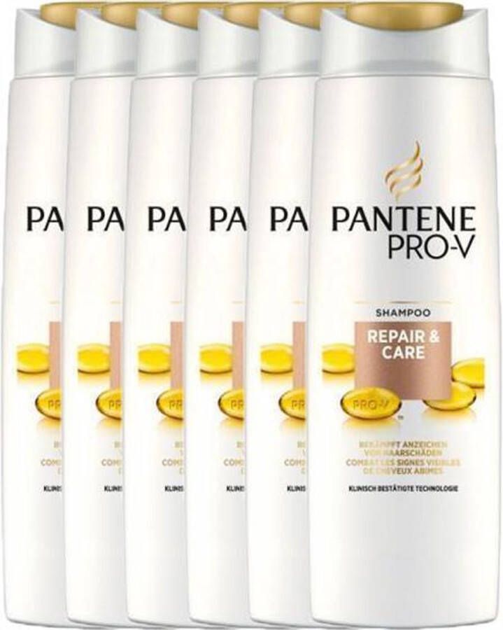 Pantene Pro V Repair Care Shampoo 6 x 360 ml Voordeelverpakking