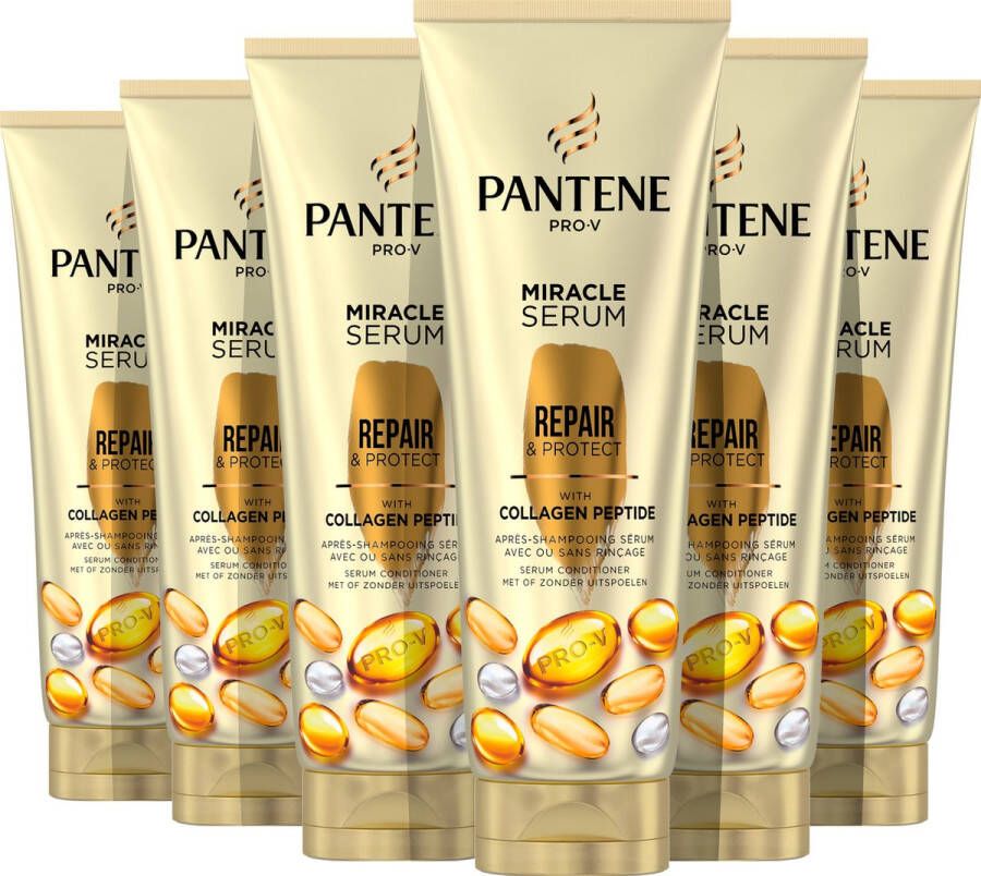 Pantene Pro-V Repair & Protect Miracle Serum Conditioner Met Collageen Peptide 6 x 200ml