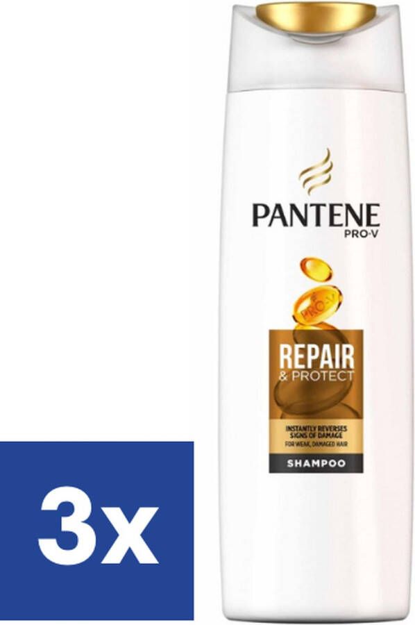 Pantene Repair & Protect Shampoo 3 x 360 ml