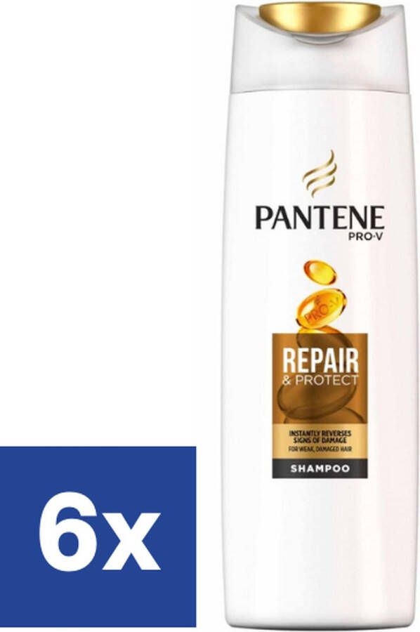 Pantene Repair & Protect Shampoo 6 x 360 ml