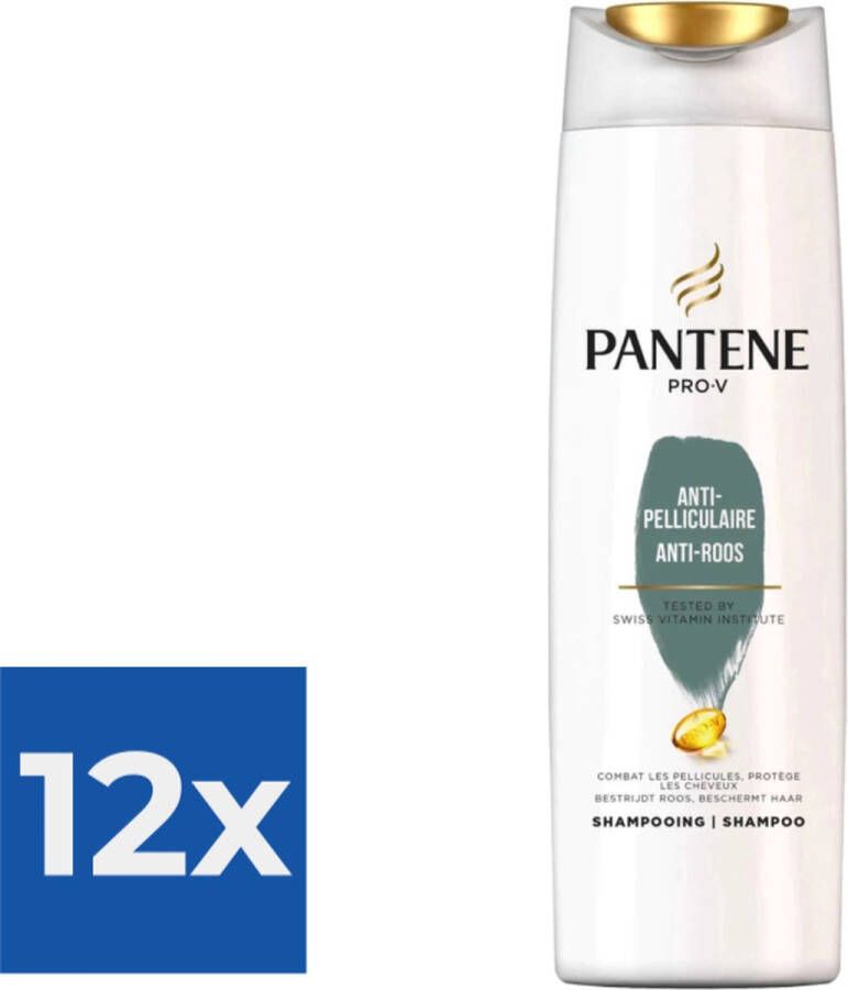 Pantene Shampoo  Anti-Roos 225 ml Voordeelverpakking 12 stuks