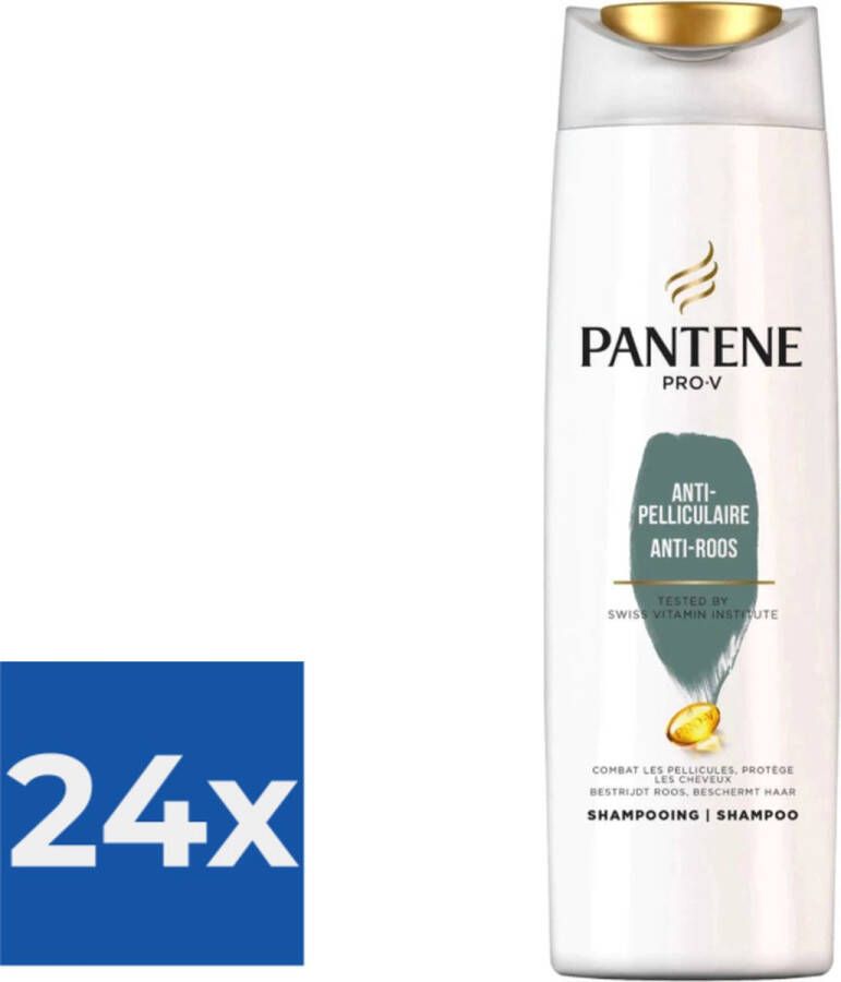 Pantene Shampoo  Anti-Roos 225 ml Voordeelverpakking 24 stuks