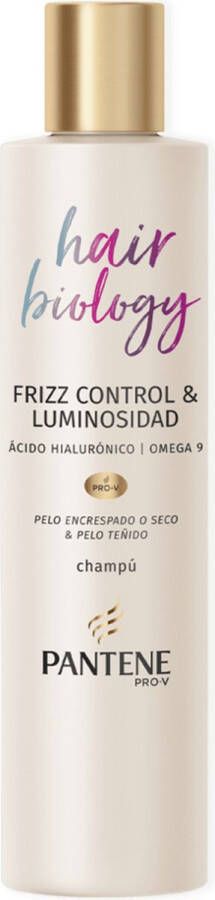 Pantene Shampoo Hair Biology Frizz & Luminosidad (250 ml)