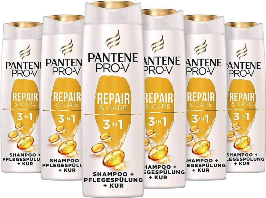 Pantene Shampoo Repair & Care 3 in 1 6x400ml