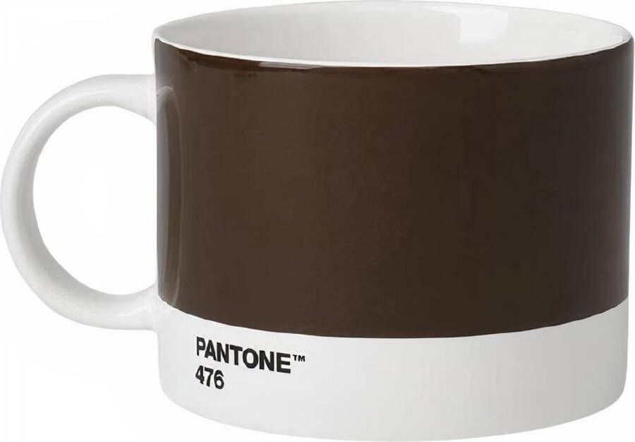 Copenhagen Design Pantone Theekop en schotel Bone China Brown 2322