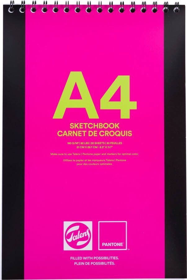 Pantone Talens schetsboek A4 (21 x 29 7 cm) 30 vellen