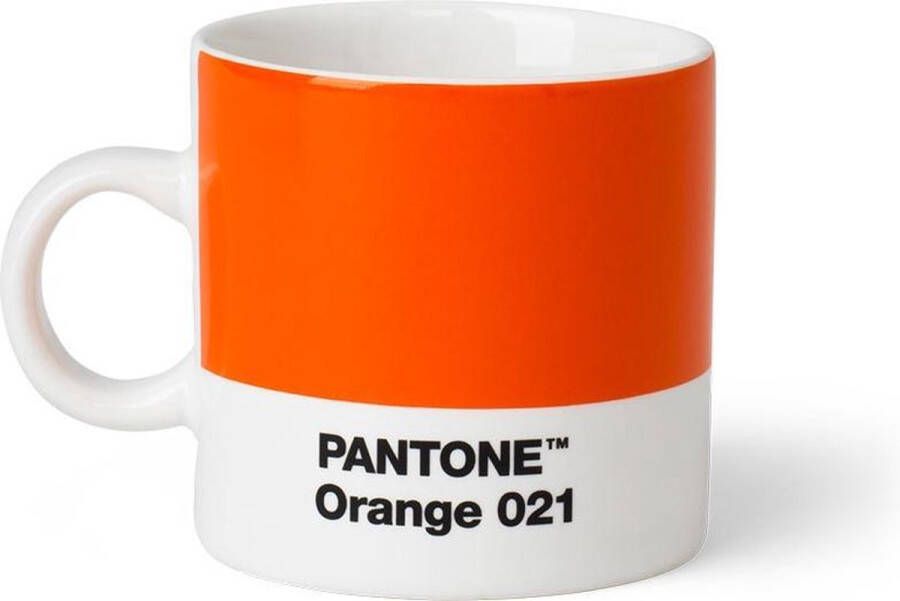Pantone Universe Copenhagen Design Pantone Espressokopje -120ml Oranje