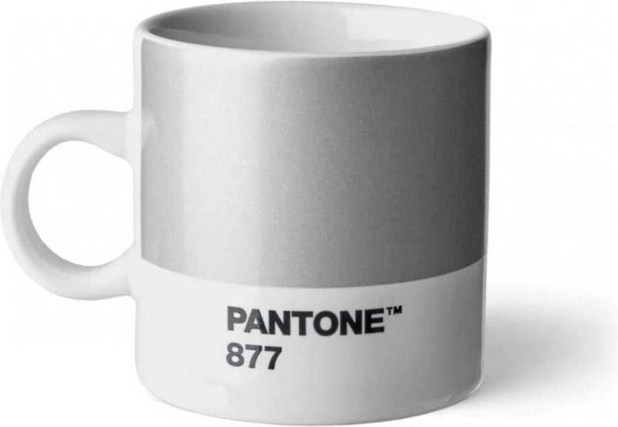 Pantone Universe Copenhagen Design Pantone Espressokopje -120ml Zilver