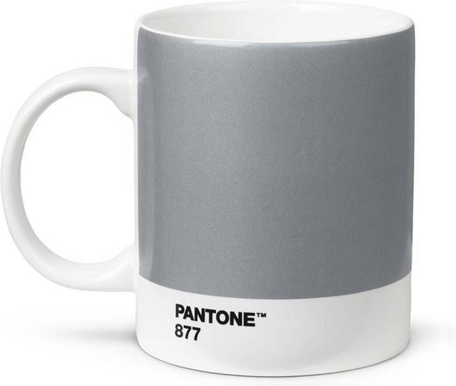 Pantone Universe Copenhagen Design Pantone Koffiebeker 375ml Metallic Zilver