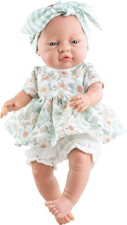 Paola Reina Bebitos babypop blank meisje met blauwe ogen 42cm