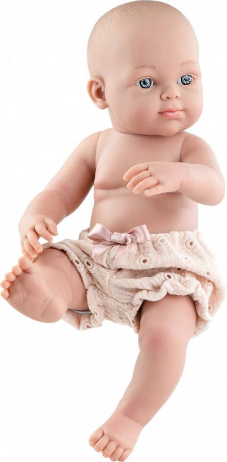 Paola Reina Babypop Minipikolines meisje met broekje roze 32 cm