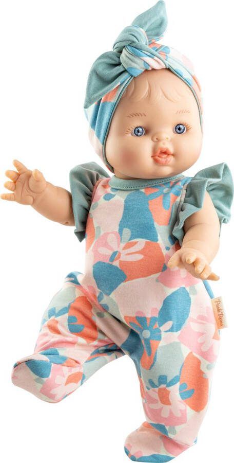 Paola Reina Gordi Raky babypop blank meisje met blauwe ogen 34cm