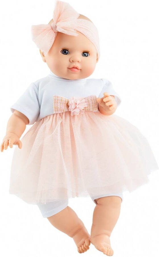 Paola Reina Manus Toni babypop meisje met kledij 36cm