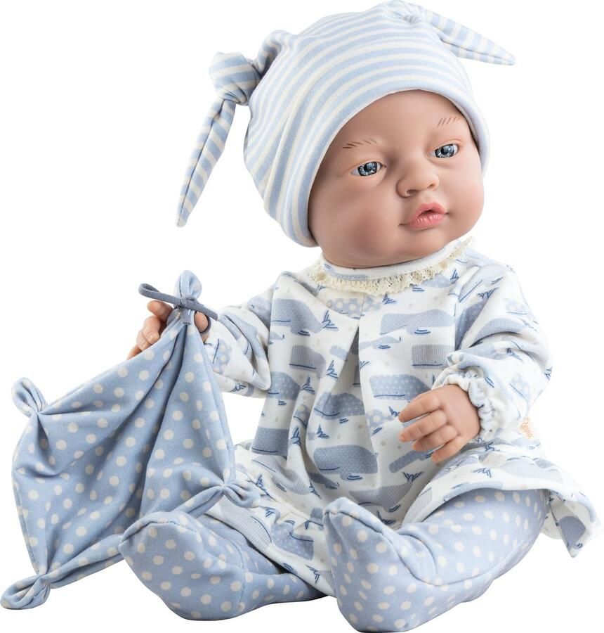 Paola Reina Bebitos babypop blank meisje met blauwe ogen 42cm