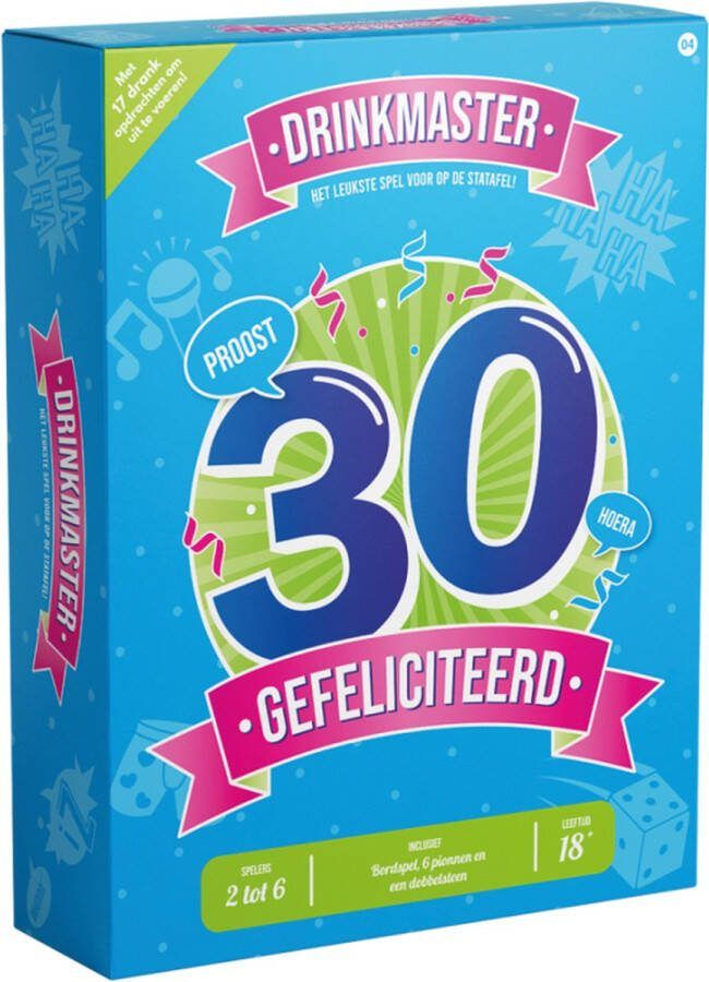 Paper dreams Drinkmaster 30 jaar drankspelletje