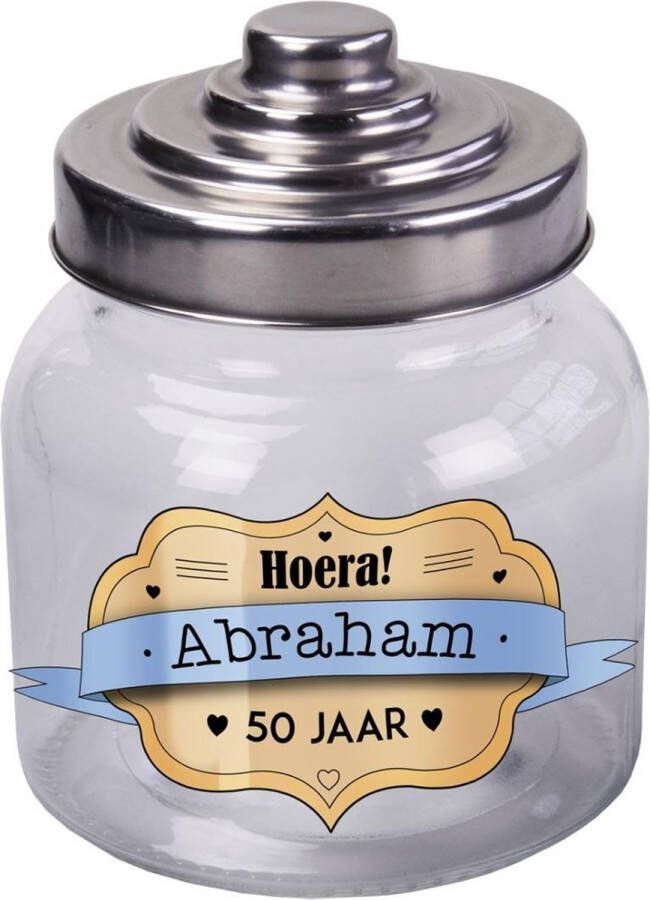 Paper dreams Paperdreams Snoeppot Abraham Glas Transparant 800 ml