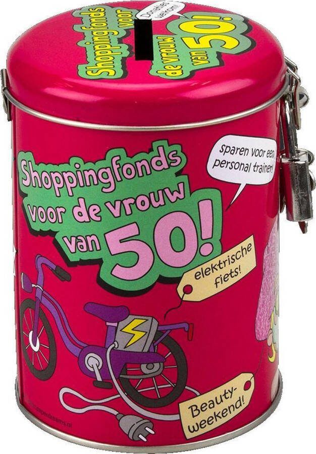 Paper dreams Paperdreams Spaarpot 50 Jaar Vrouw