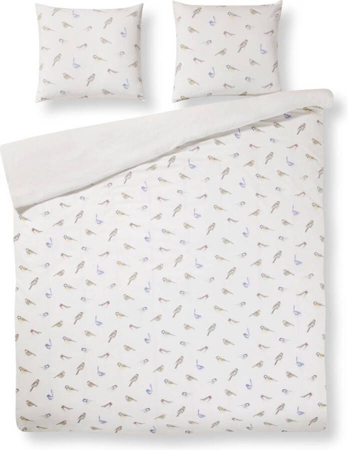 Papillon Dora dekbedovertrek 100% katoen 2-persoons (200x200 220 cm + 2 slopen) 2 stuks (60x70 cm) Multi