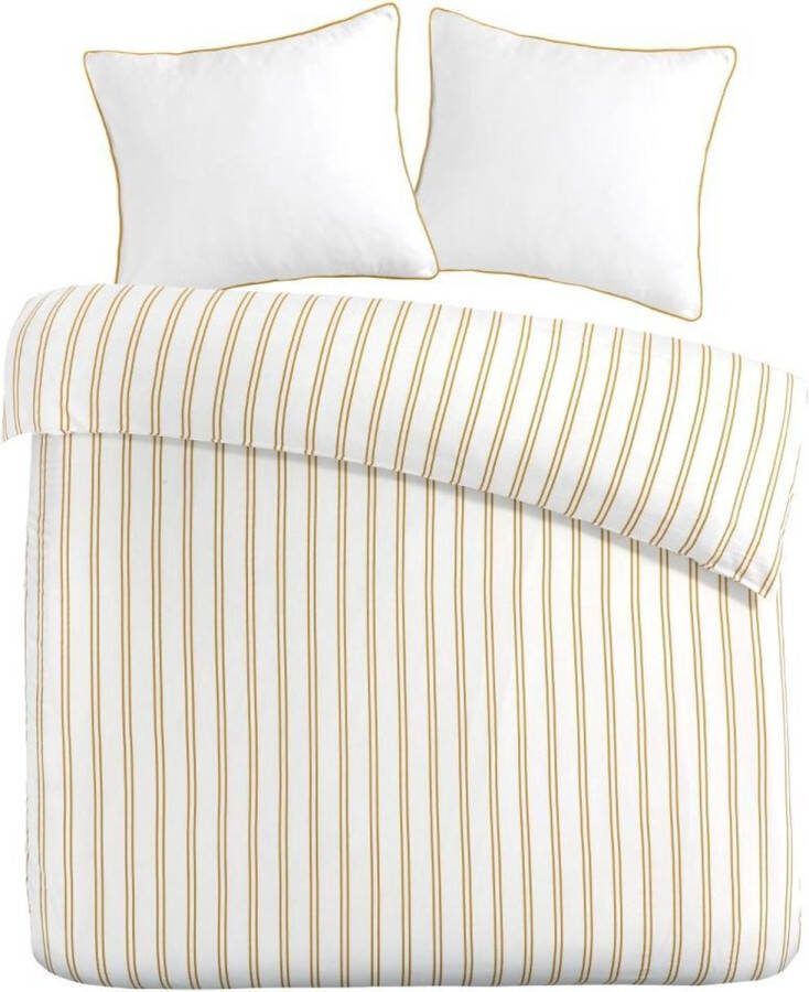 Papillon Hugo Yellow dekbedovertrek 200x200 220