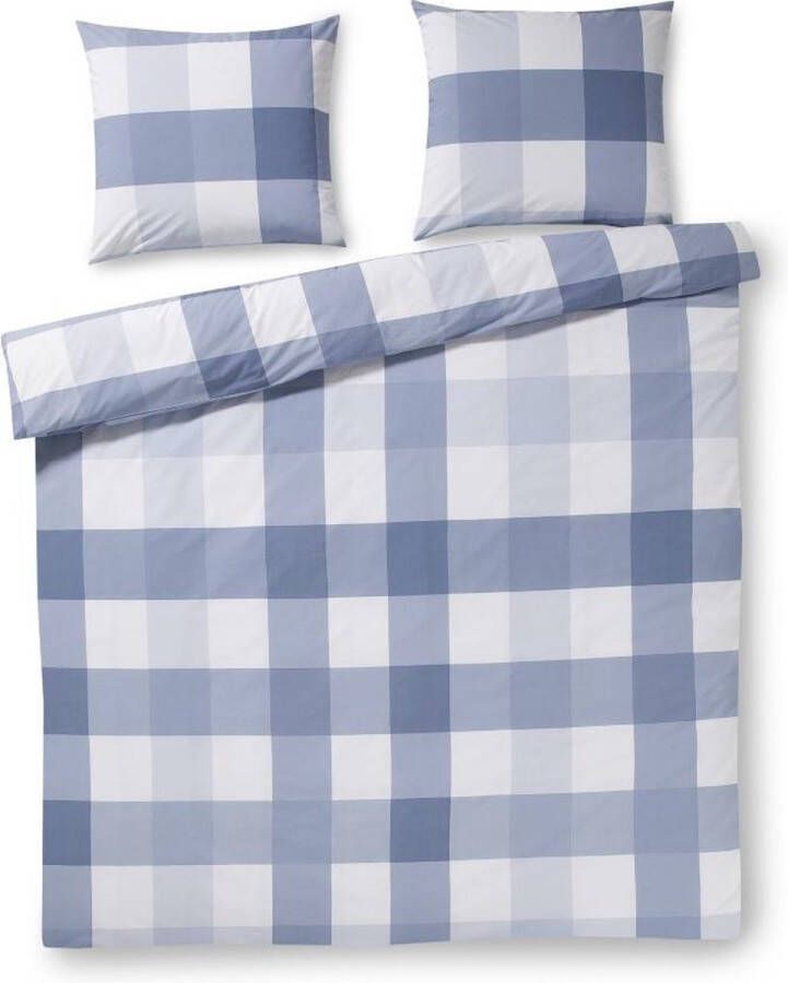 Papillon Perth dekbedovertrek Lits-jumeaux (240x200 220 cm + 2 slopen) Percal katoen Blauw