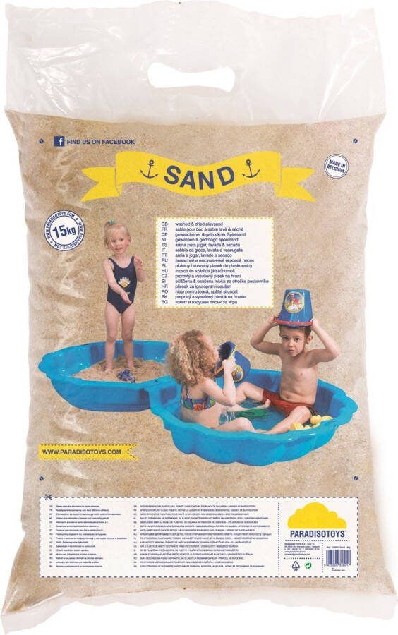 Paradiso Home Entertainment Paradiso Toys speelzand gewassen 15 kg