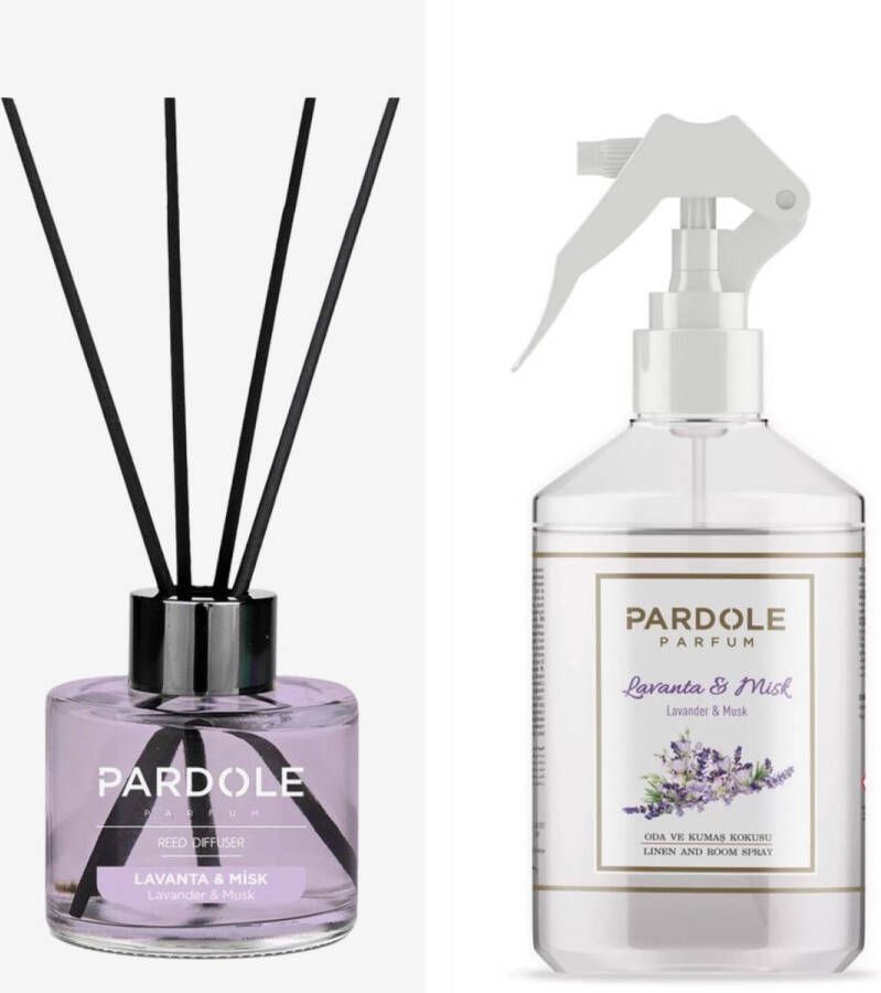 Pardole Parfum Pardole Huisparfum Geurstokjes Pakket Lavander & Musk