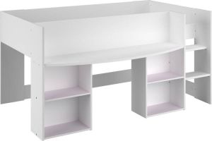 Leen Bakker Halfhoogslaper Bobby wit 90x200 cm