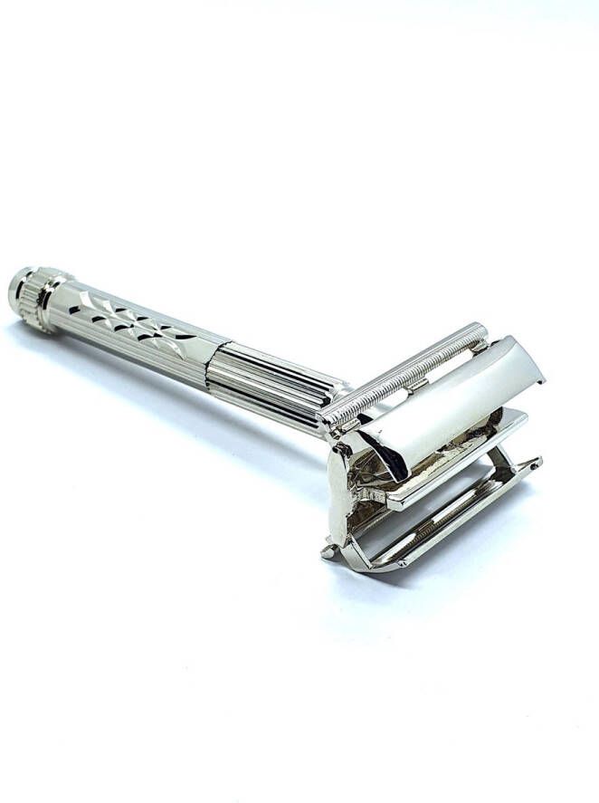 Parker 60R Chrome Safety Razor – Duurzaam scheermes Vlindersluiting Vrouw