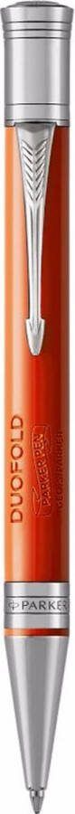 Parker Duofold balpen Classic Big Red Vintage Medium punt met zwarte navulling Premium geschenkdoos